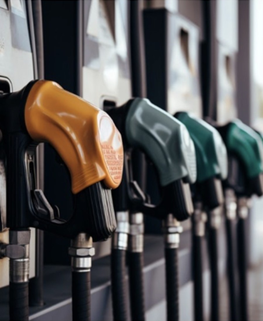 Fuel pumps representing diesel-to-electric conversion